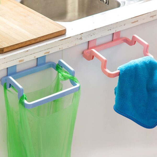 Cupboard Door Mount Trash Bag Holder - Image 3