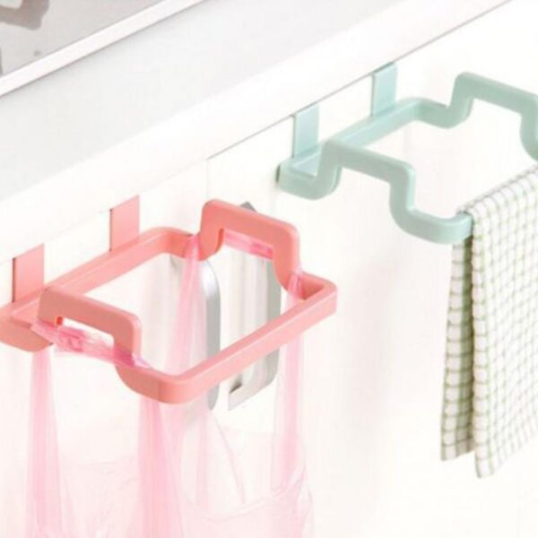 Cupboard Door Mount Trash Bag Holder - Image 7