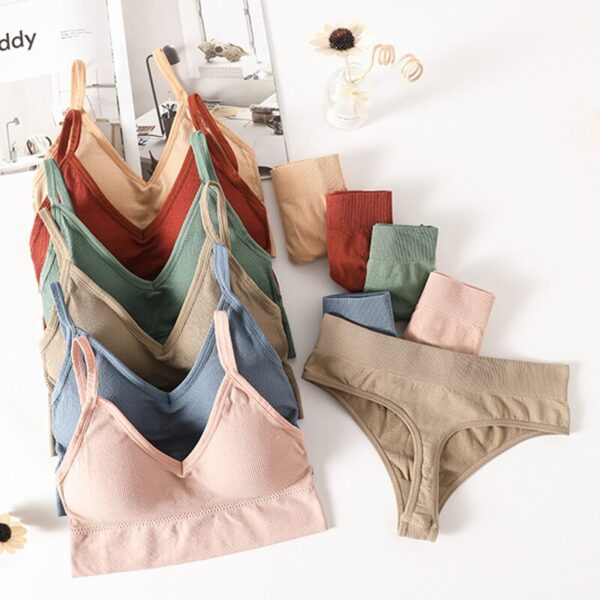 Women's Fitness Underwear Set, 2 pcs Set - Image 2