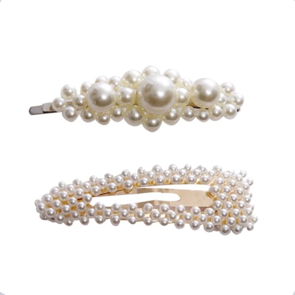 Fashion Pearls Hairclips for Women - Image 6