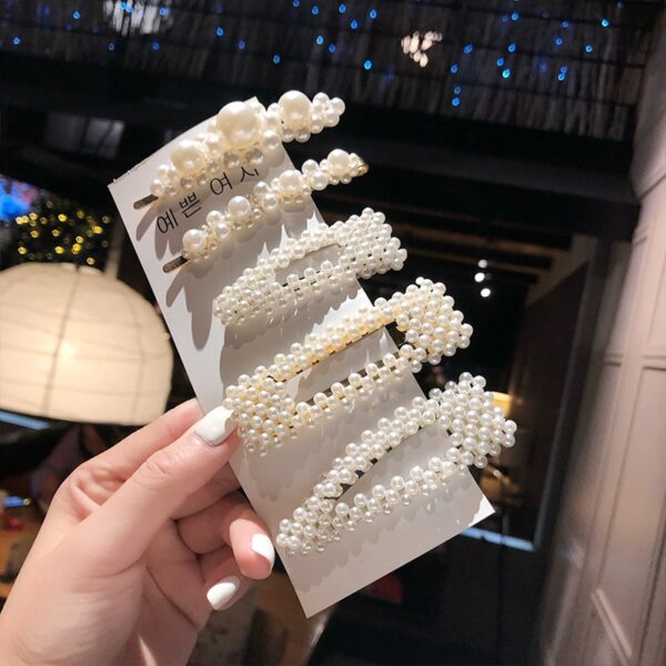 Fashion Pearls Hairclips for Women - Image 5