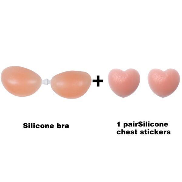 Women's Strapless Silicone Push Up Bra - Image 7