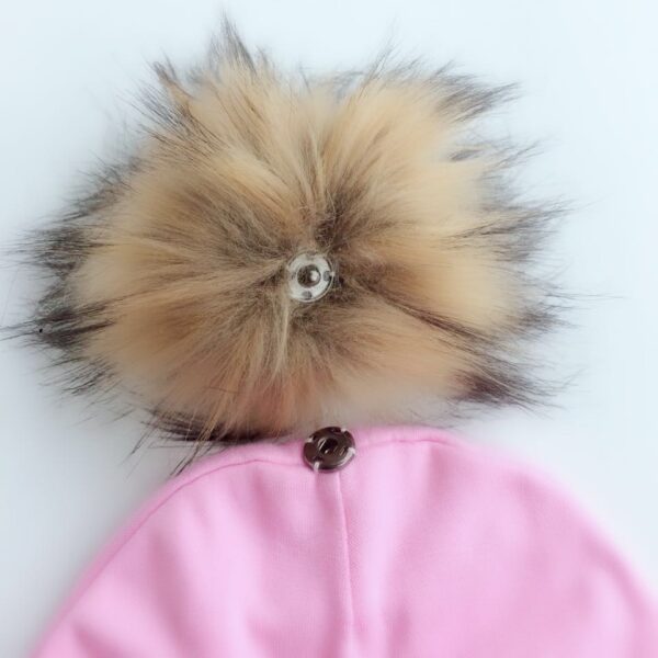 Baby's Cotton Hat with Pompom - Image 5